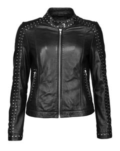 Кожаный пиджак, черный Jcc