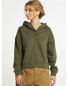 Пуловер с капюшоном, зеленый Dreimaster