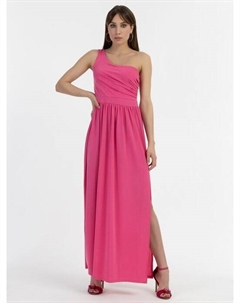 Платье макси на одно плечо, розовый Faina