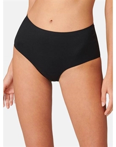 Трусы макси, набор из 3 невидимых мягких трусов., черный Schiesser