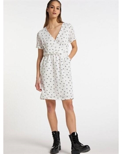 Платье с вишнёвым принтом, белый Mymo