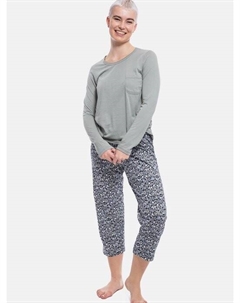 Пижамы из органического хлопка, зеленый Ammann