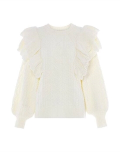 Вязаная кофта, белый Faina