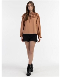 Блузка, коричневый Dreimaster