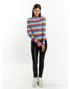 Свитер в рубчик, мультиколор Mymo