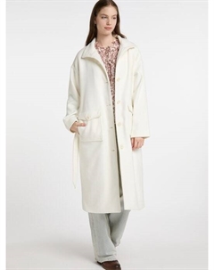 Переходное пальто из смесовой шерсти., экрю Dreimaster