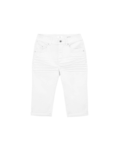 Женские капри QS by sOliver с высоким содержанием хлопка, белый Qs by s.oliver