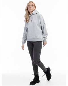 Толстовка оверсайз, серый Dreimaster