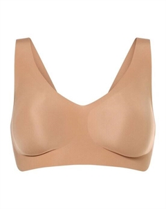Бюстье нулевого ощущения, с мягкой подкладкой без косточек, бежевый Sloggi