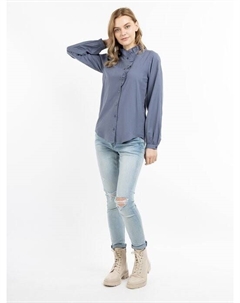 Блузка с длинными рукавами, серый Dreimaster