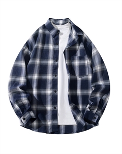 Рубашка унисекс, Синий/Белый Red dragonfly