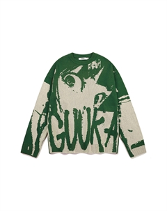 Свитер унисекс, зеленый Guuka