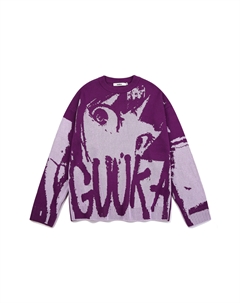 Свитер унисекс, фиолетовый Guuka