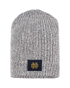 Женская шапка Love Your Melon серого цвета Notre Dame Fighting Irish Beanie Unbranded