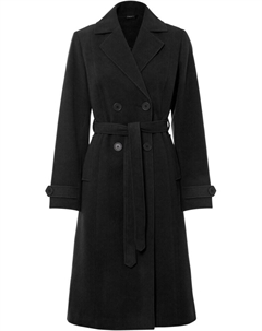 Зимний тренч в шерстяном исполнении, черный Bodyflirt