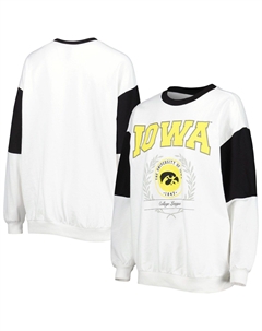 Женский пуловер Gameday Couture White Iowa Hawkeyes It's A Vibe, пуловер «летучая мышь» Unbranded