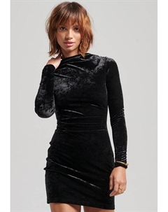 Коктейльное платье LONG SLEEVE , черный Superdry