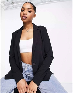 Черный непринужденный блейзер Jdy
