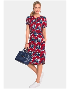 Платье, цвет rubinrot/royalblau/cremeweiß Goldner