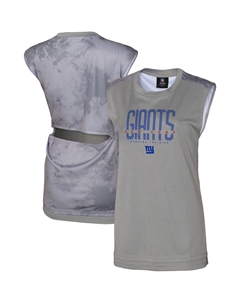 Женская серая майка New York Giants No Sweat Outerstuff