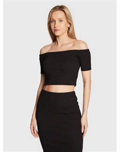 Узкая блузка, черный Guess