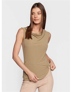 Узкая блузка, зеленый Guess