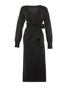 Вязаное платье Knitted dress, черный Trendyol