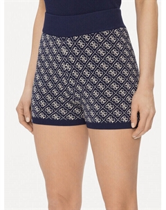 Тканевые шорты узкого кроя, синий Guess