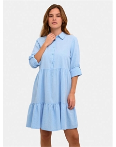 Платье-рубашка свободного кроя, синий Kaffe