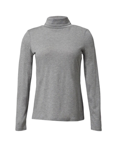 Лонгслив Shirt, пятнистый серый Comma,