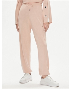 Трикотажные брюки стандартного кроя, розовый Liu jo