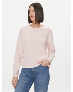 Блуза свободного кроя, розовый Tommy hilfiger