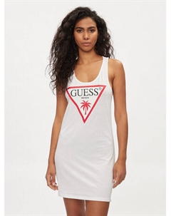 Пляжное платье узкого кроя, белый Guess