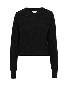 Тонкий вязаный свитер Sweater, черный Usha