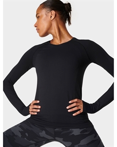 Бесшовная кофта Athlete с длинными рукавами, черный Sweaty betty