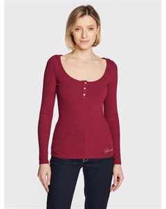 Узкая блузка, красный Guess