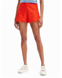 Тканевые шорты стандартного кроя, оранжевый Desigual