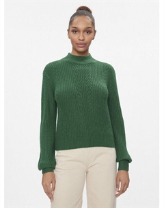 Свитер с высоким воротником обычного кроя, зеленый Jdy