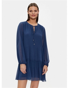 Платье на каждый день, стандартного кроя, синий Liu jo