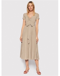 Платье на каждый день, стандартного кроя, бежевый Guess