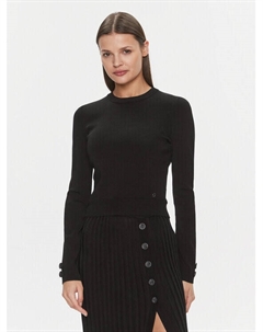 Облегающий свитер, черный Guess