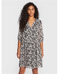 Платье-рубашка стандартного кроя, серый Comma,