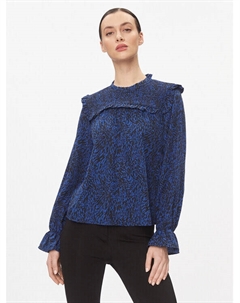 Блуза стандартного кроя, синий Jdy