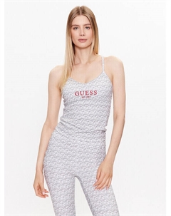 Топ приталенного кроя, белый Guess
