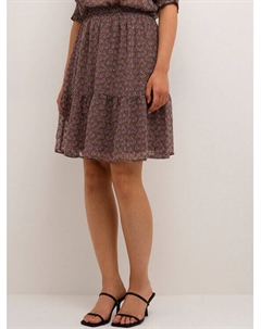 Трапециевидная юбка стандартного кроя, коричневый Kaffe