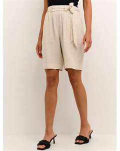 Тканевые шорты свободного кроя, бежевый Kaffe