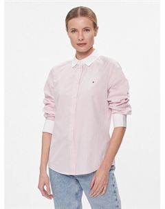 Рубашка стандартного кроя, розовый Tommy hilfiger