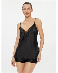 Пижамная футболка стандартного кроя, черный Selmark