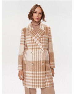 Переходное пальто стандартного кроя, бежевый Guess