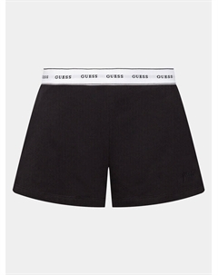 Пижамные шорты свободного кроя, черный Guess
